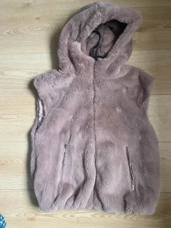 Veste fourrure sans manche