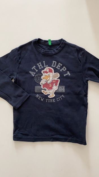 T-shirt longues manches benetton 110