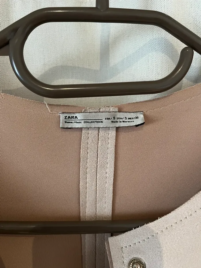 Veste Zara daim - photo numéro 4