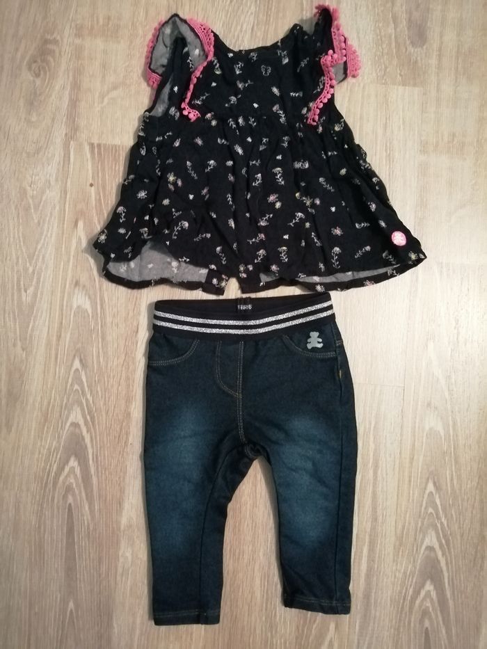 Ensemble fille 6 mois