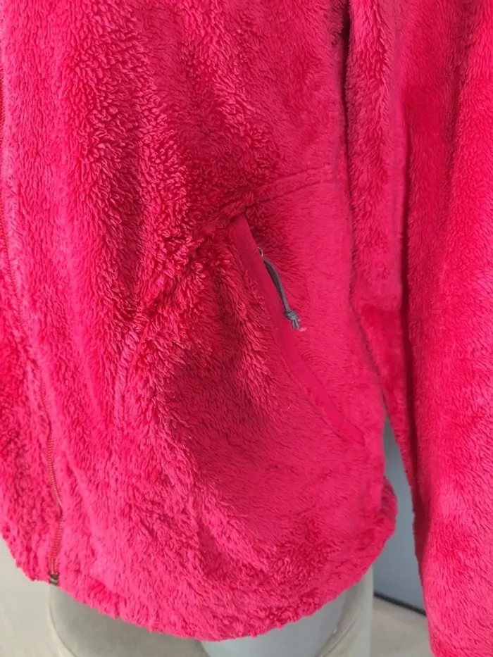 Veste polaire a capuche The North Face femme à capuche – Rose fuchsia – Taille M (610) - photo numéro 4