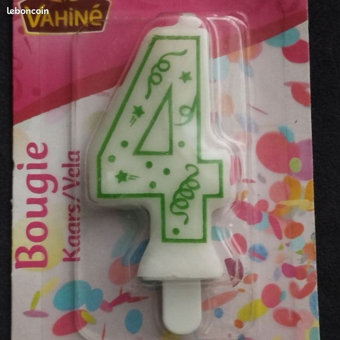 Bougies Anniversaires 3 et 4 Vahiné - photo numéro 4