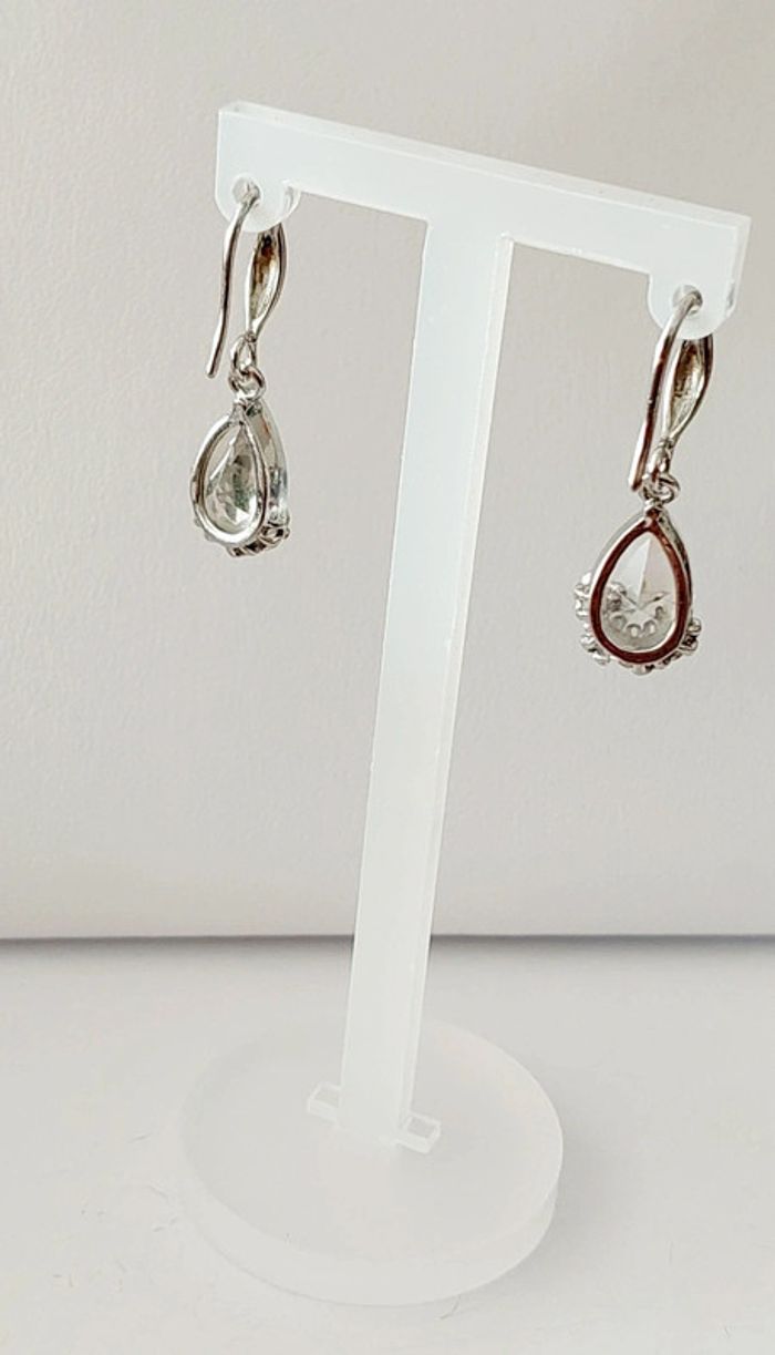 Boucles d'oreilles plaqué argent - photo numéro 3