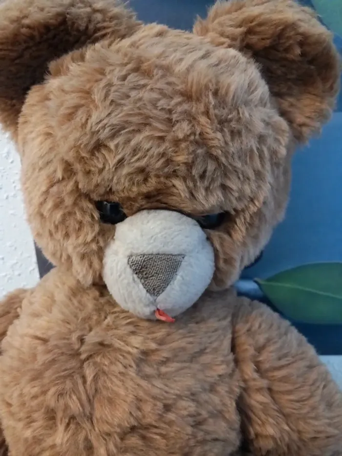 Ours marron vintage marque nounours 51cm articulé - photo numéro 5