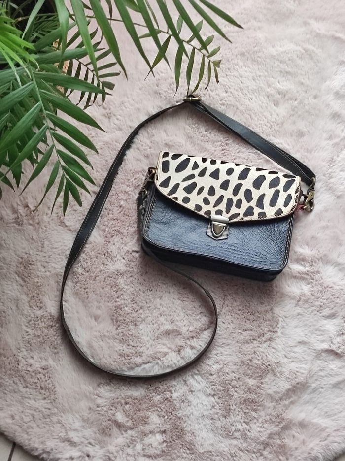 Sac en cuir naturel et recyclé