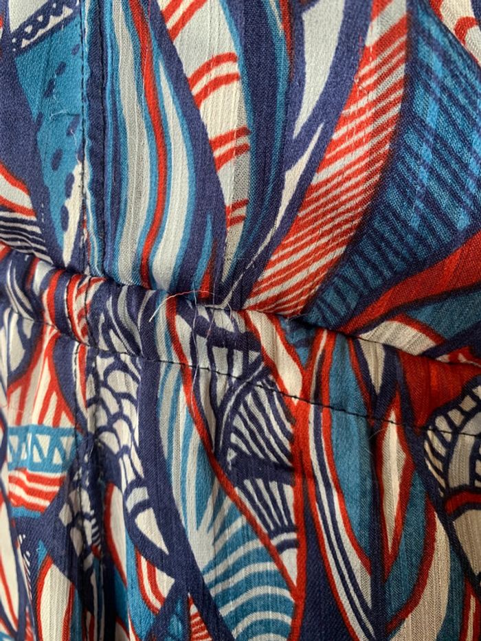 Robe Ikks Bleue Marine et Multicolore T40 - photo numéro 8