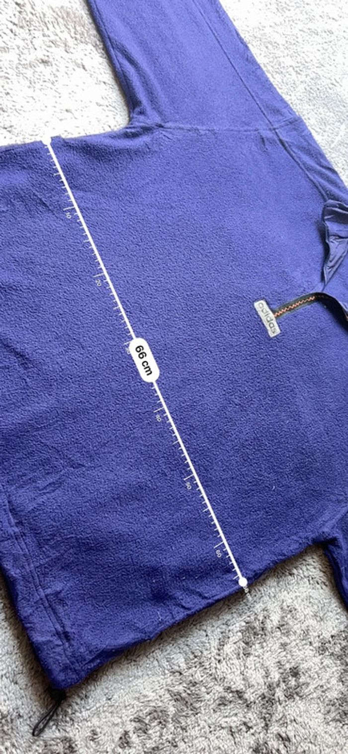 Adidas Polaire Vintage Marché Nord-Américain Années 90 Taille L – Rare - photo numéro 5