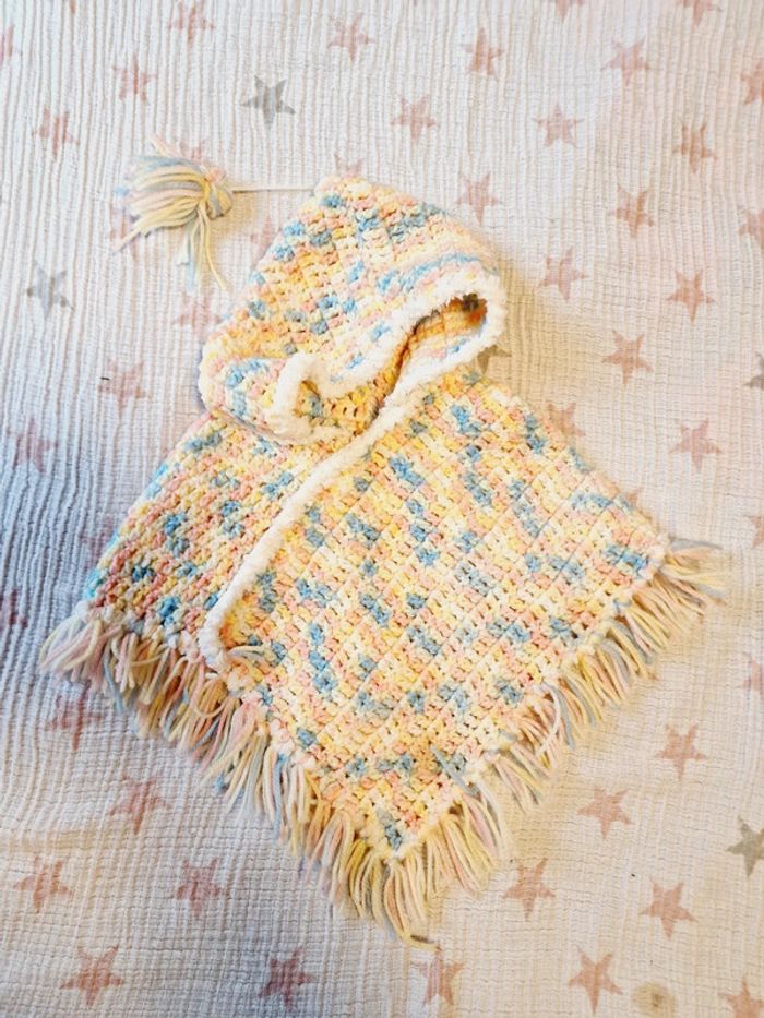 Poncho fait main