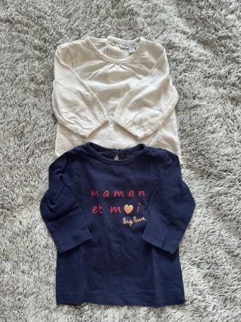 Tee shirt 3 mois fille