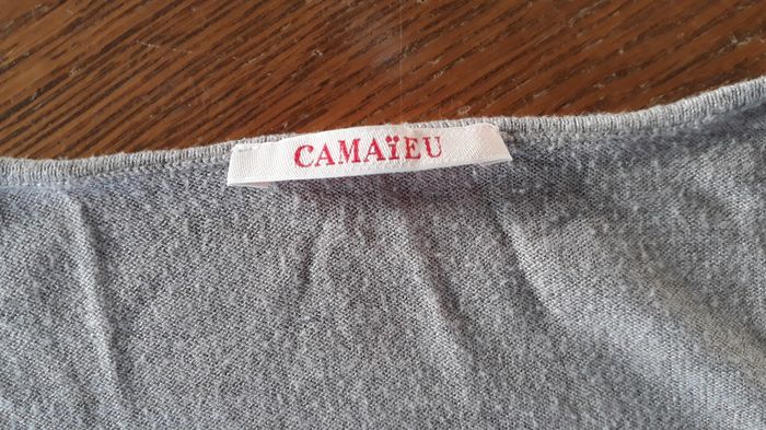 Pull fin femme marron Camaieu taille 3 - photo numéro 3
