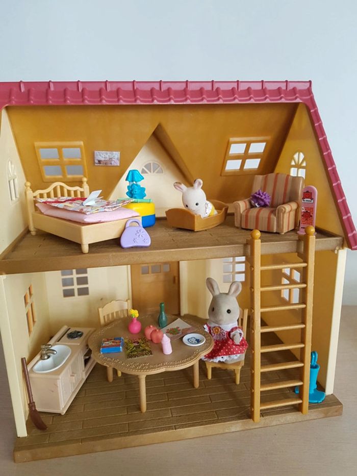 Sylvanian Families maison, famille et bus - photo numéro 5