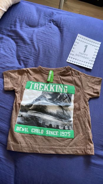 Tee shirt manche courte 9/12 mois