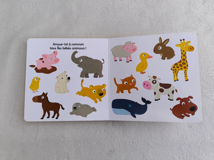Livre Mon imagier des bébés animaux Kididoc Nathan - photo numéro 6