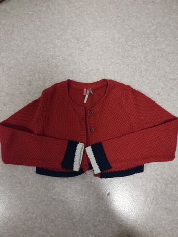 Gilet rouge court et épais Orchestra