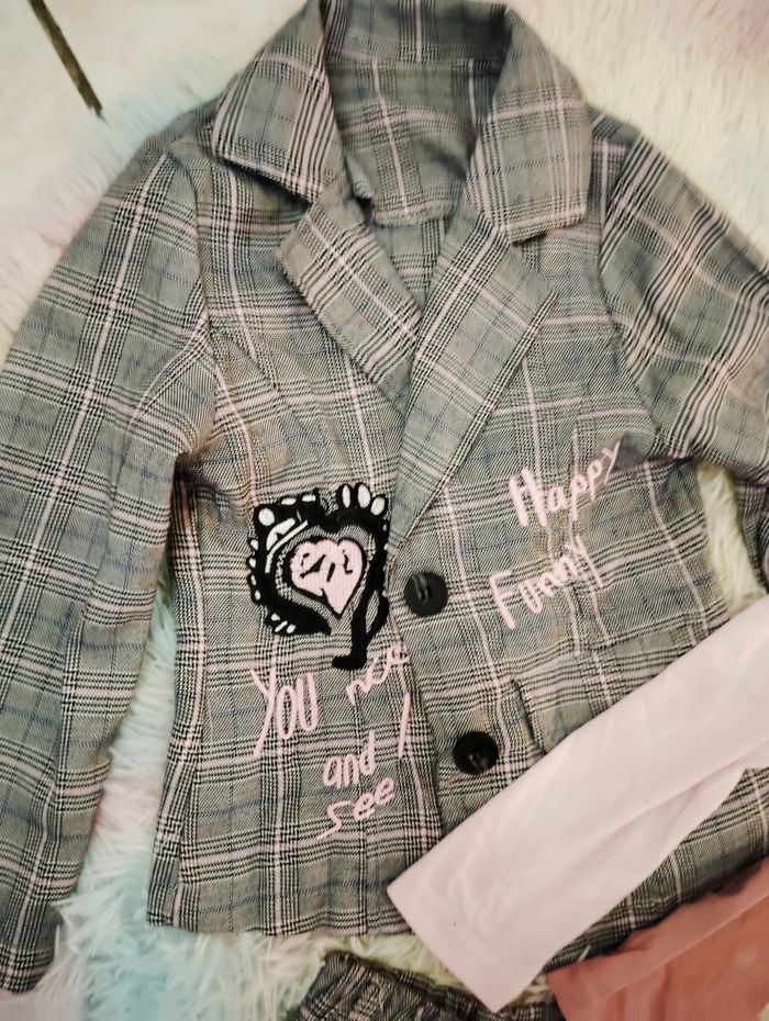 Lot chicaprie ensemble 3 ans mode école short veste - photo numéro 2