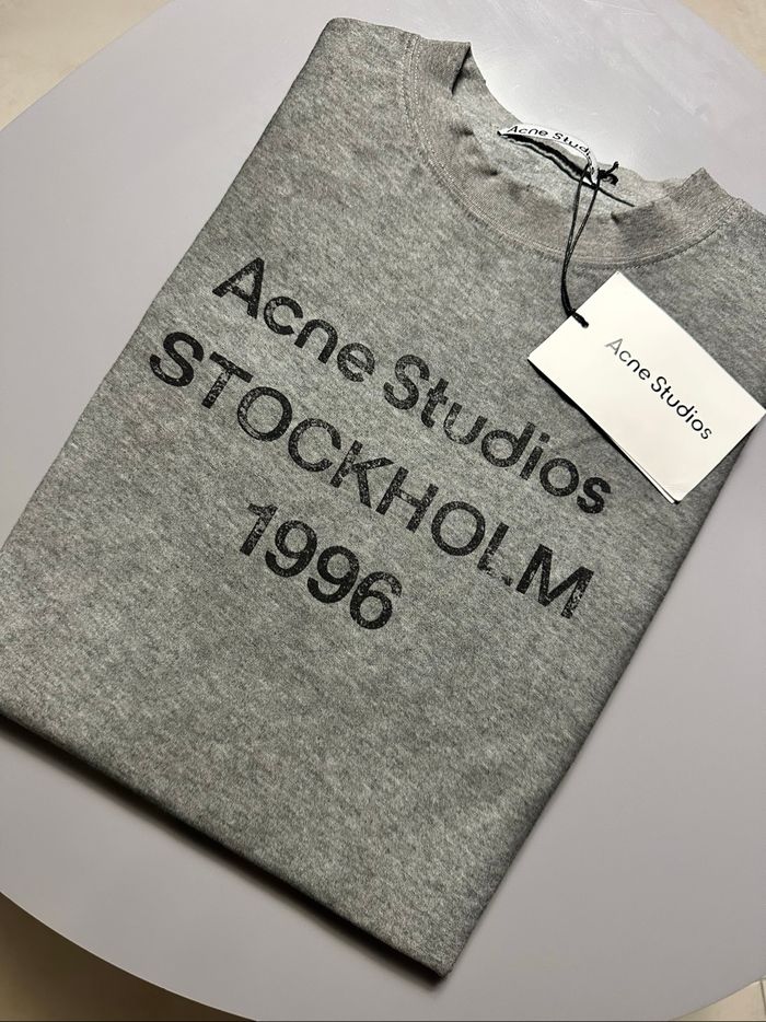 T shirt acné studios gris taille  m