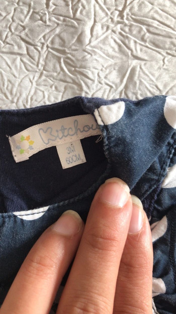 Petite fille motifs à petits pois et bloomer - photo numéro 3