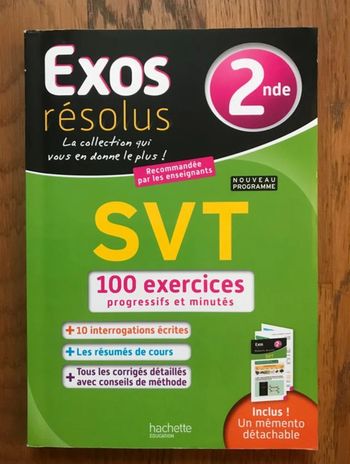 Seconde - SVT - Nouveaux programmes