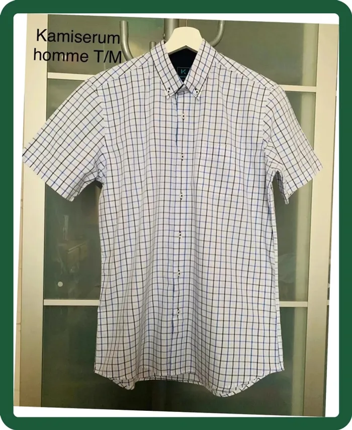 Chemise à carreaux homme Kamiserum T/M