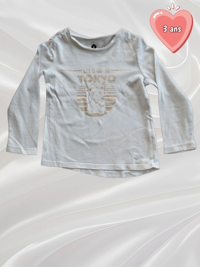 T-shirt / haut manches longues fille 3 ans