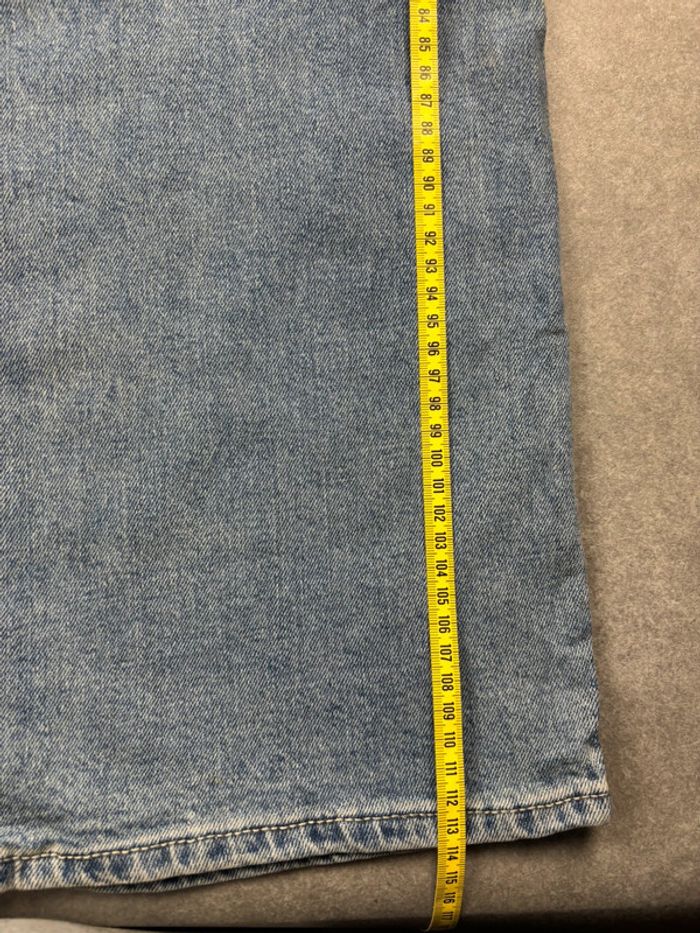 Jean pantalon coupe droite signature levis bleu W40 L32 - photo numéro 9