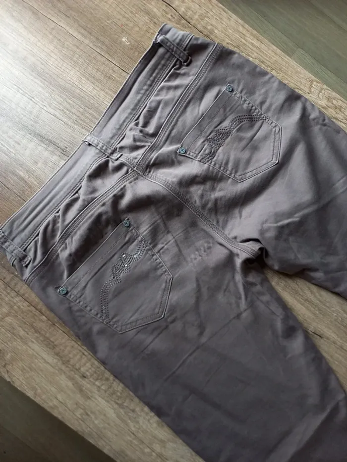 Panta-court taupe T40 - photo numéro 9