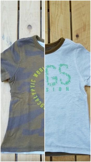 Tee shirt réversible garçon - T. 4 ans