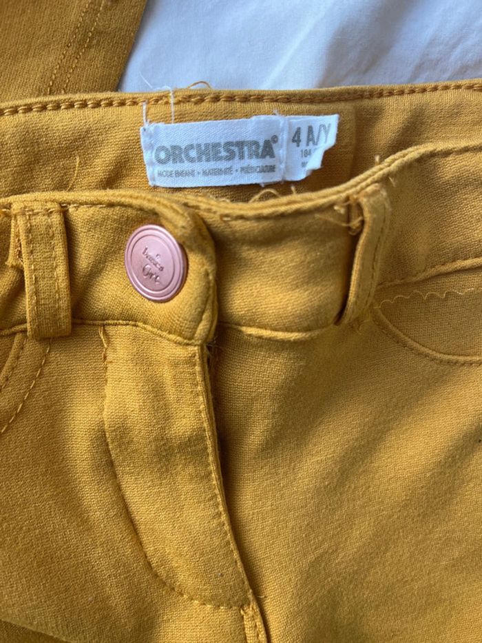 Pantalon moutarde 4 ans - photo numéro 7
