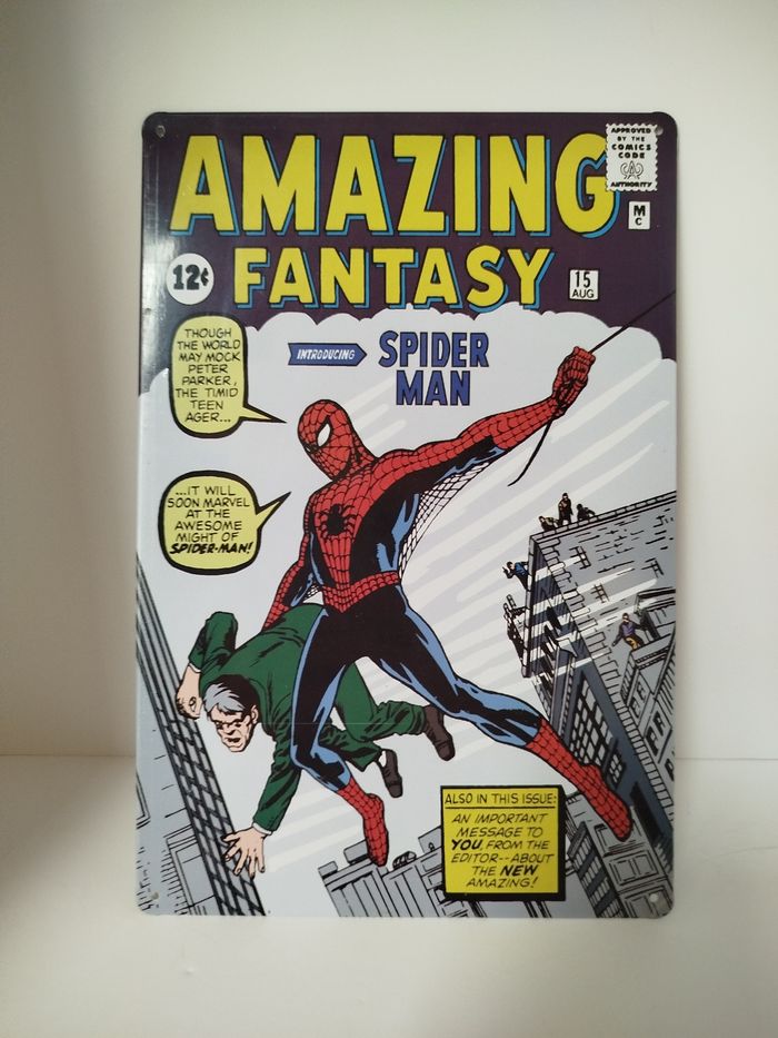 Amazing fantasy Spider-Man - Plaque décorative - photo numéro 2