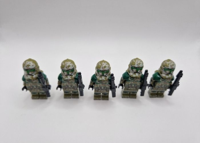 Figurines type lego 5 clones Kashyyyk de la 41ème star wars - photo numéro 5