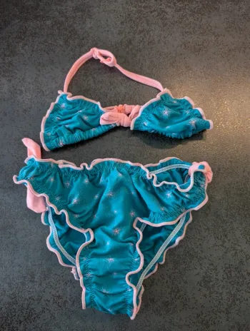 Maillot de bain bikini fille 4 ans