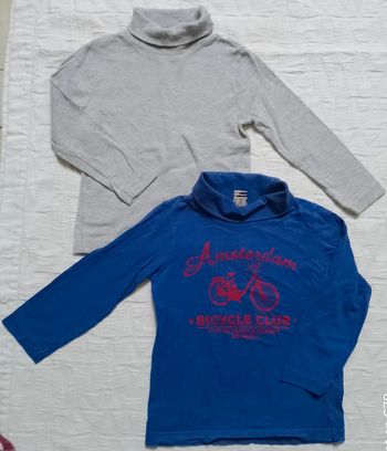 Kiabi tape a l oeil lot 2 sous pulls 4 ans