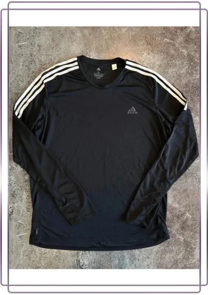 Sweat manches longues sport climalite running homme Adidas XL