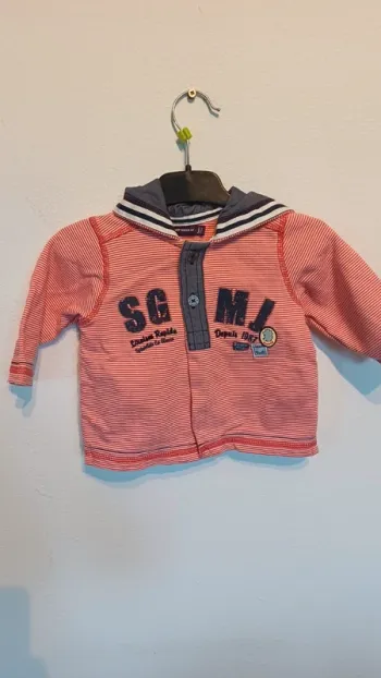 Gilet à capuche Sergent Major 9 mois – coton – très bon état