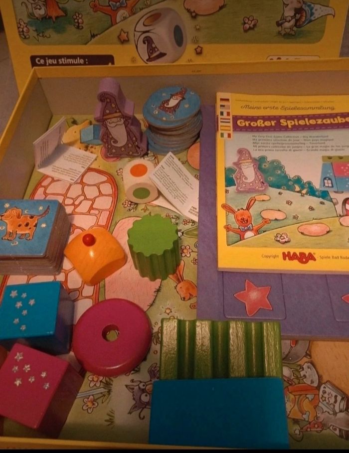 Boîte de plusieurs jeux mon pays magique de haba - photo numéro 3