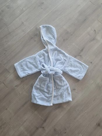 Peignoir bleu ciel 18-24mois