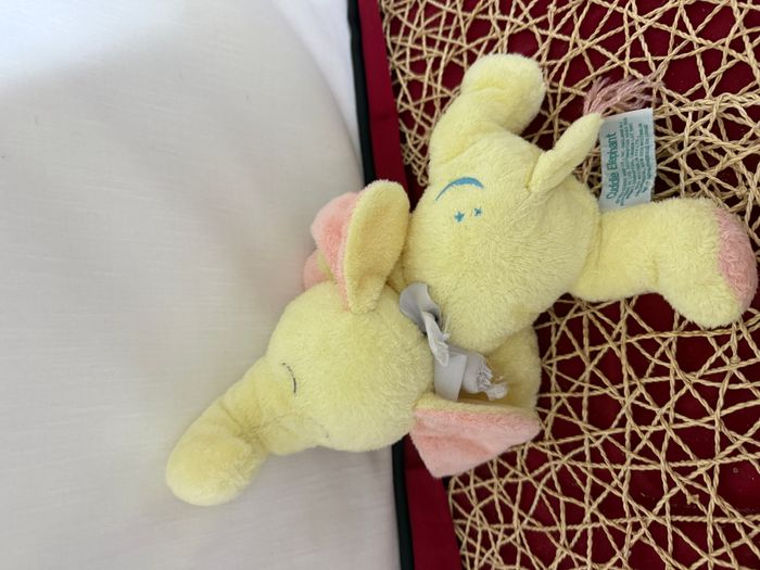 Doudou Cuddle Elephant Jaune Grelot - photo numéro 5