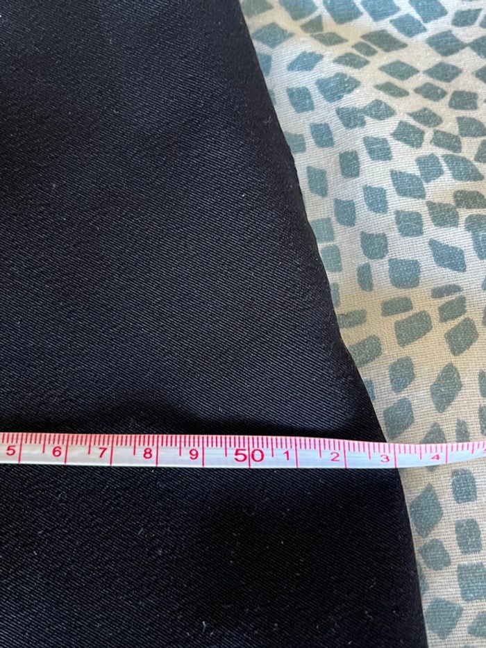 Jupe asymétrique noire mi longue taille 40/42 vintage - photo numéro 8