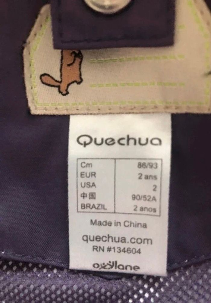 Veste imperméable violet Quechua - photo numéro 10