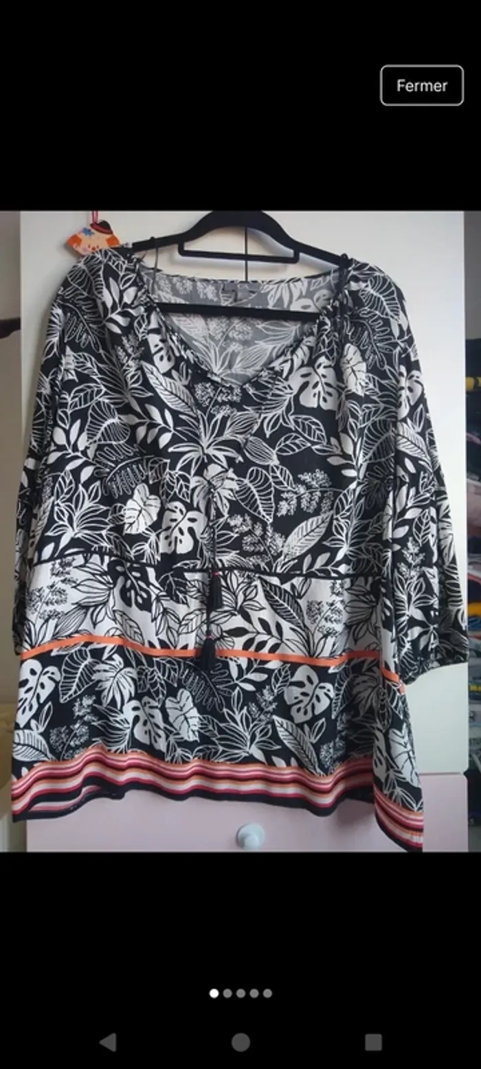 Tunique femme en 100% viscose