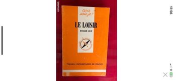 Que sais-je le loisir