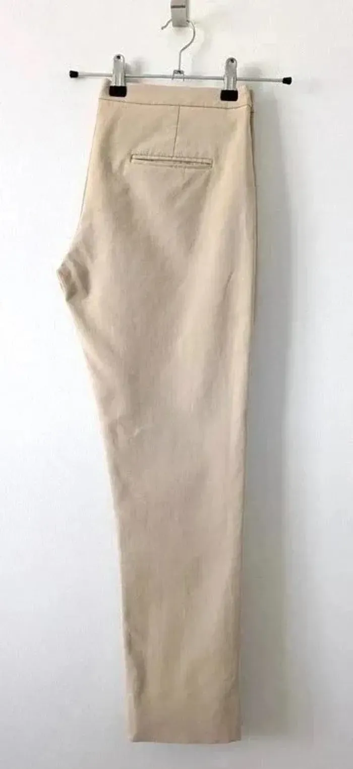Pantalon en coton - Tara Jarmon - taille 40 - photo numéro 2