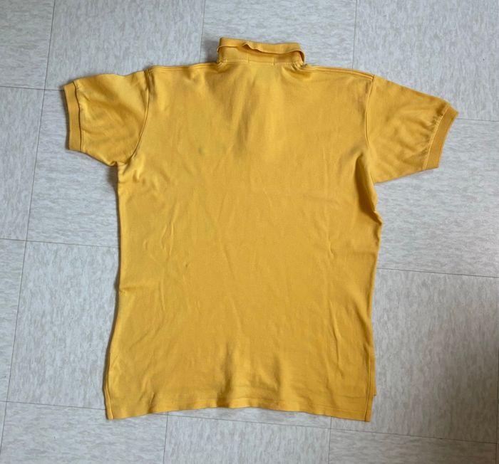 T-shirt Polo manche courte jaune moutarde Ralph Lauren - M - photo numéro 2