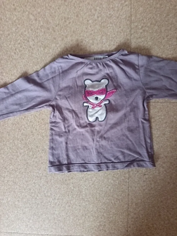 T-shirt à manches longues 6 mois