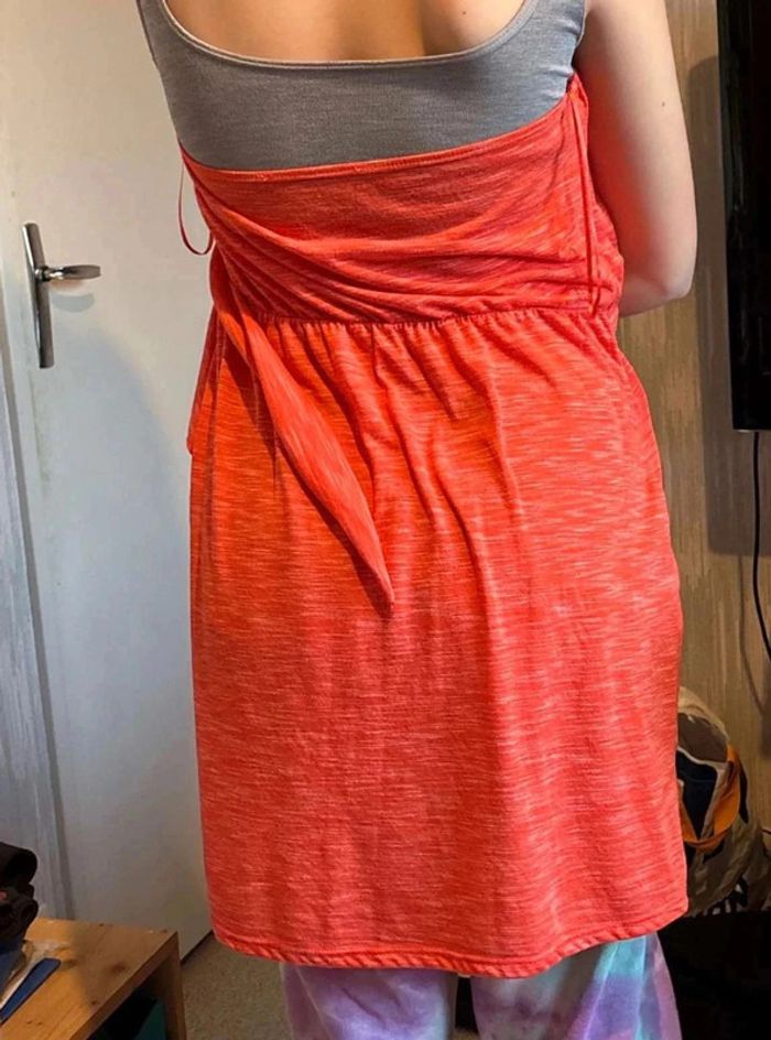 Magnifique robe corail taille xl/42 - photo numéro 2