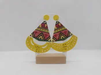 Paire de boucles d'oreilles aztéques