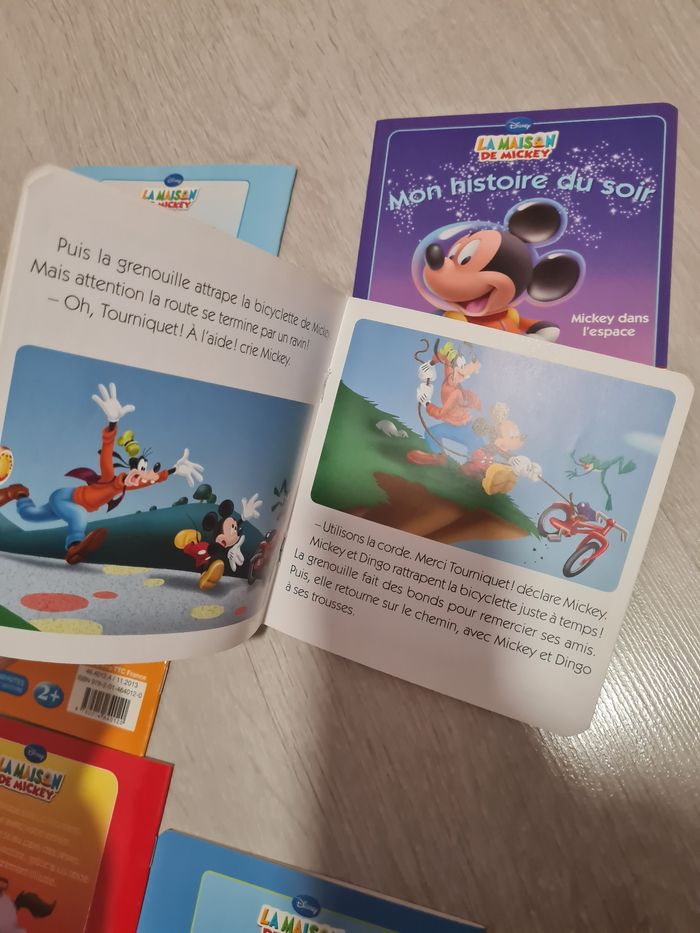Lot 6 livres Mickey Mon histoire du soir comme neufs - photo numéro 4