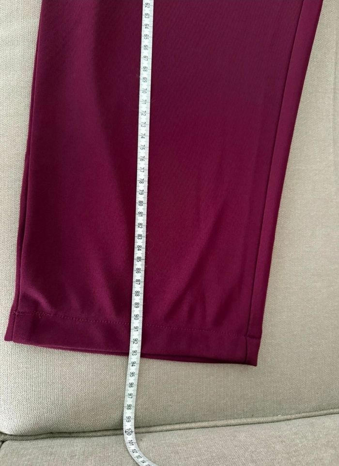 Pantalon couleur lin de vin Daxon - photo numéro 10
