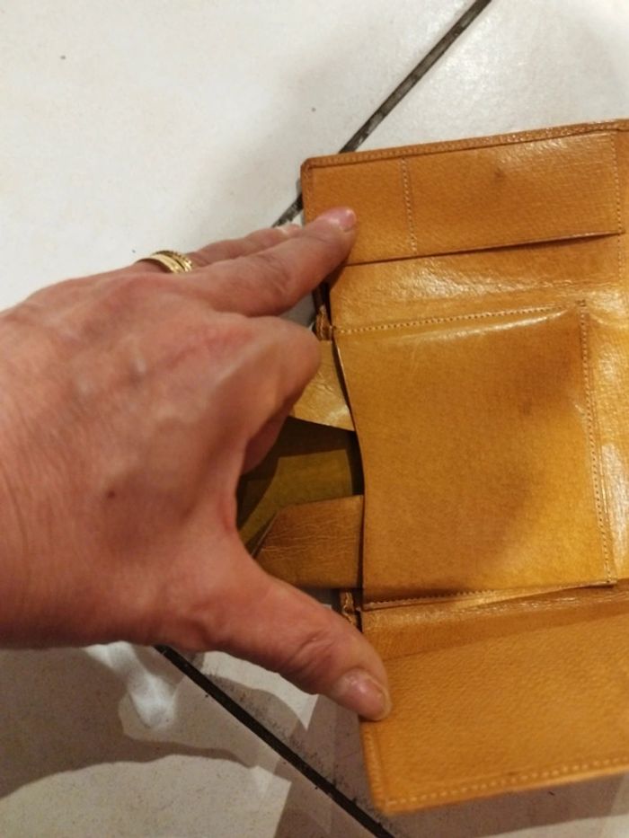Porté monnaie mixte tout cuir neuf - photo numéro 7