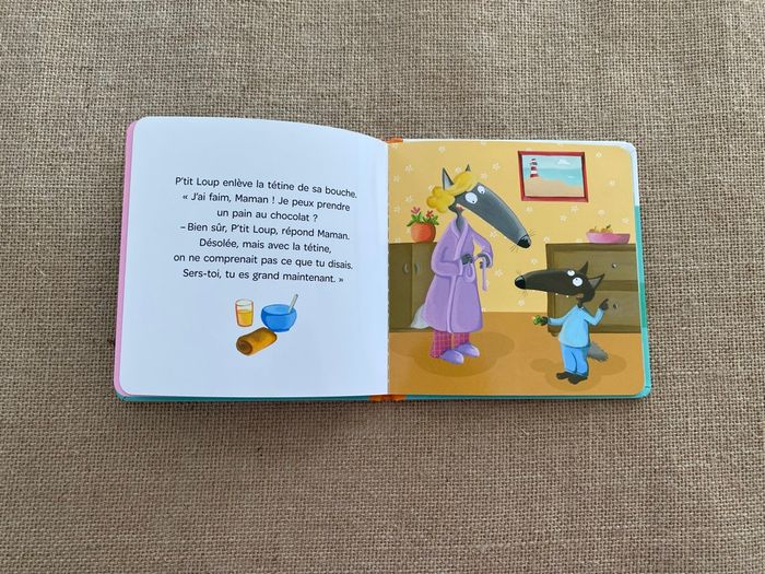Livre p'tit loup n'a plus besoin de tétine Auzou - photo numéro 3